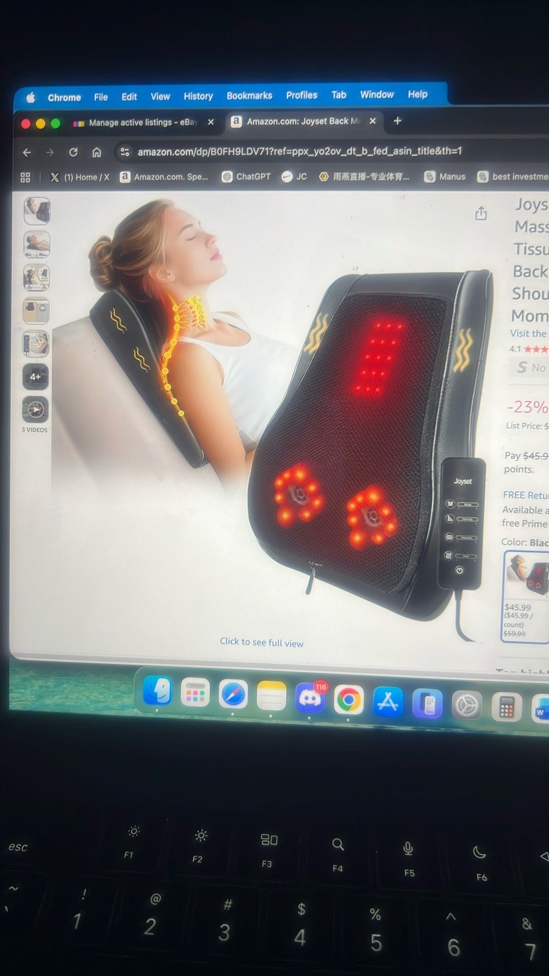 Back Massage With Heat