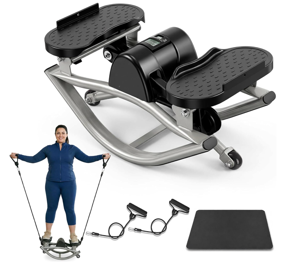 Rock Stepper for Exercise at Home, 300 LBS Capacity