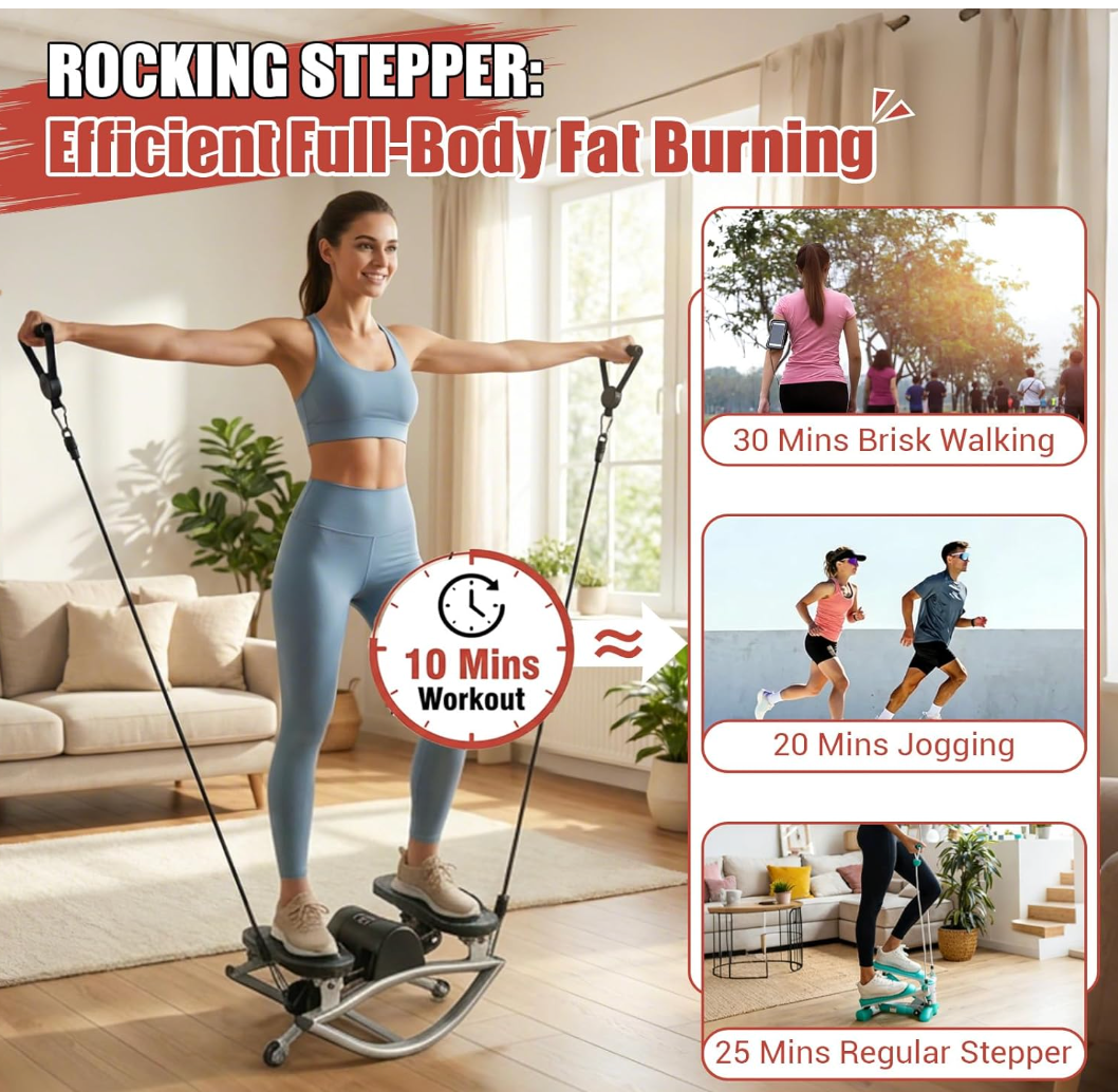 Rock Stepper for Exercise at Home, 300 LBS Capacity - photo 4