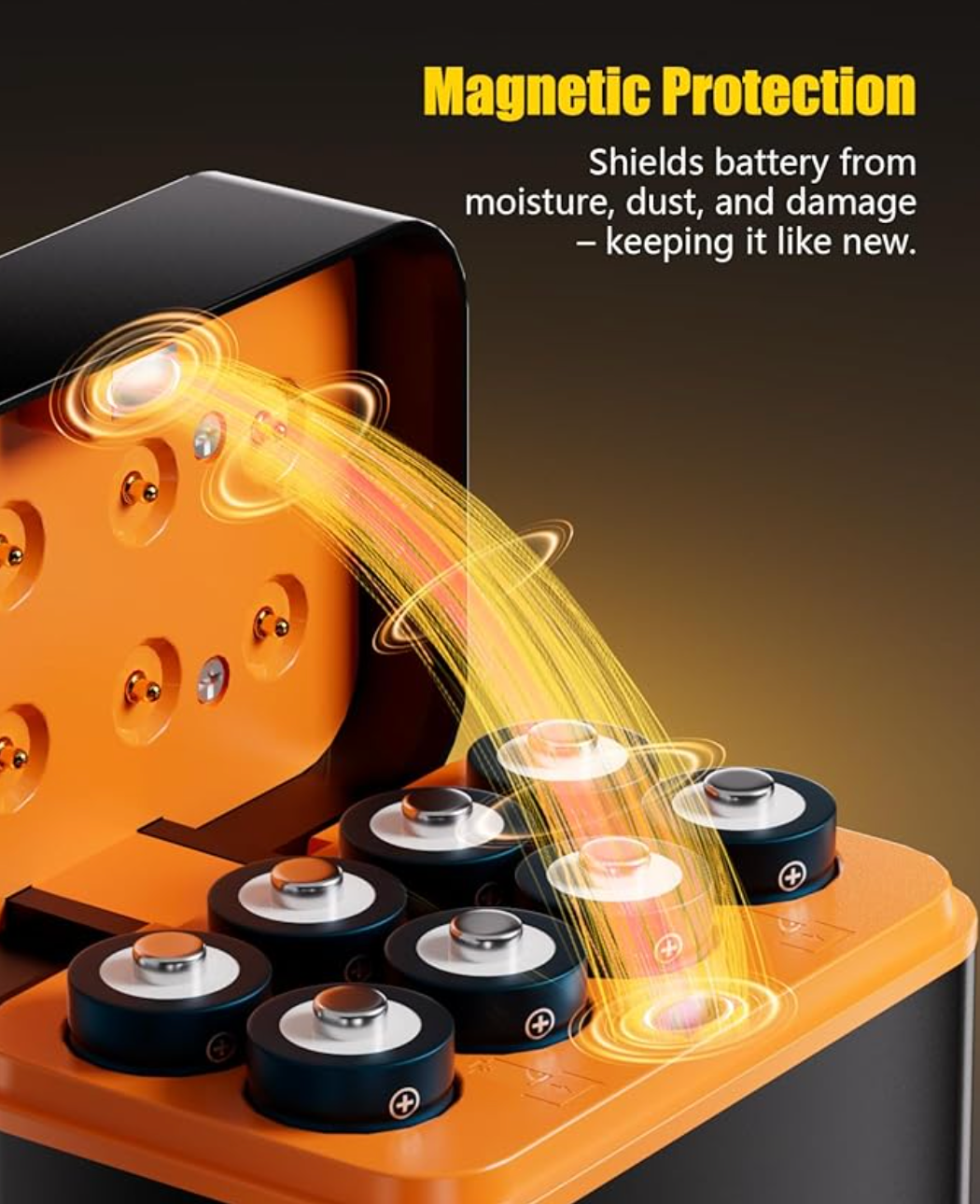 8-Pack Rechargeable Lithium aa Batteries with Charger - photo 4