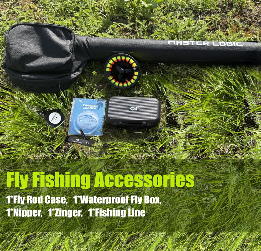 Fly Fishing Rod and Reel Combo Starter Kit, 5/6wt - 9' - 4 Pc - photo 4