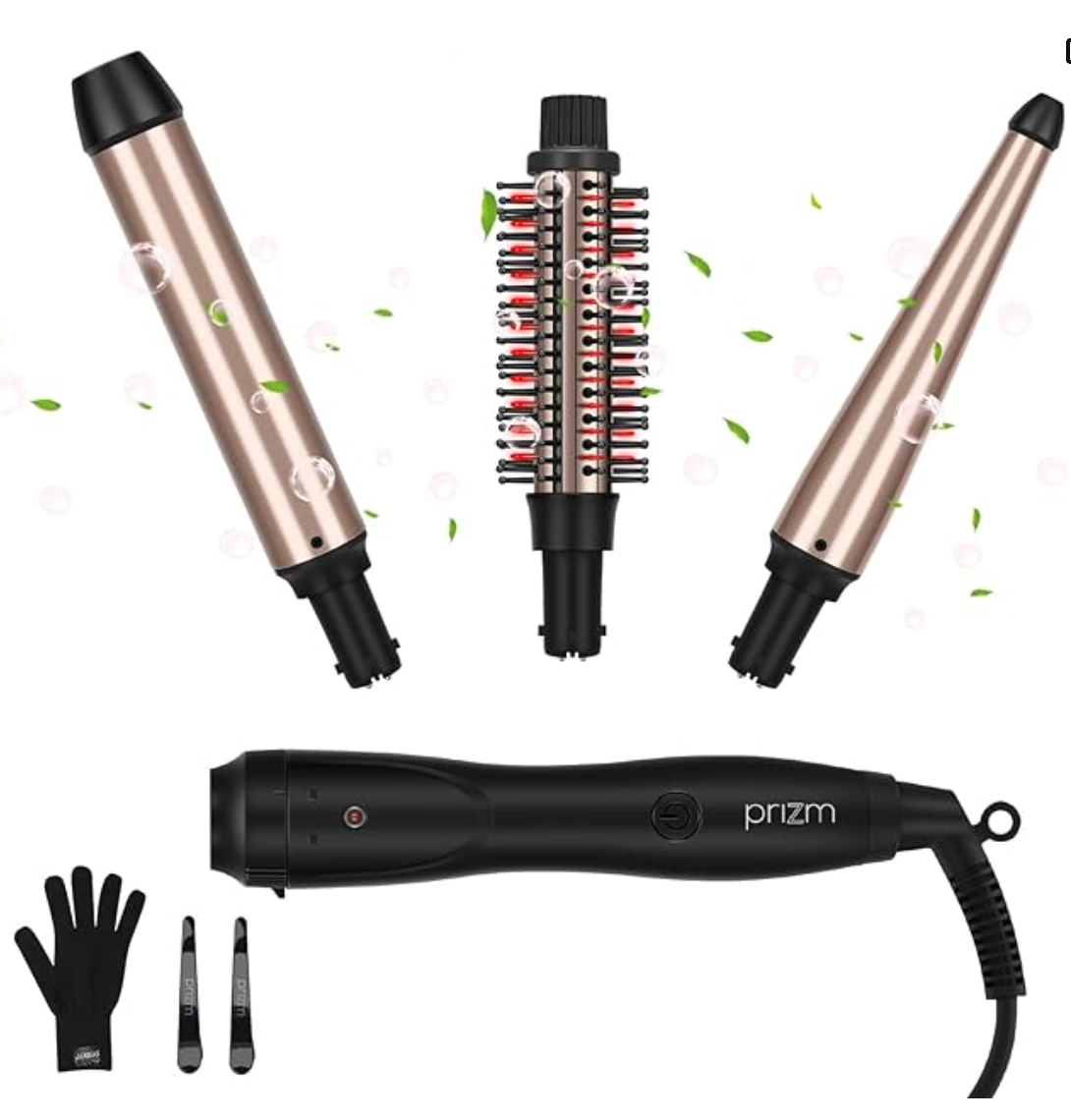 3-in-1 Interchangeable Barrel Curling Iron Set