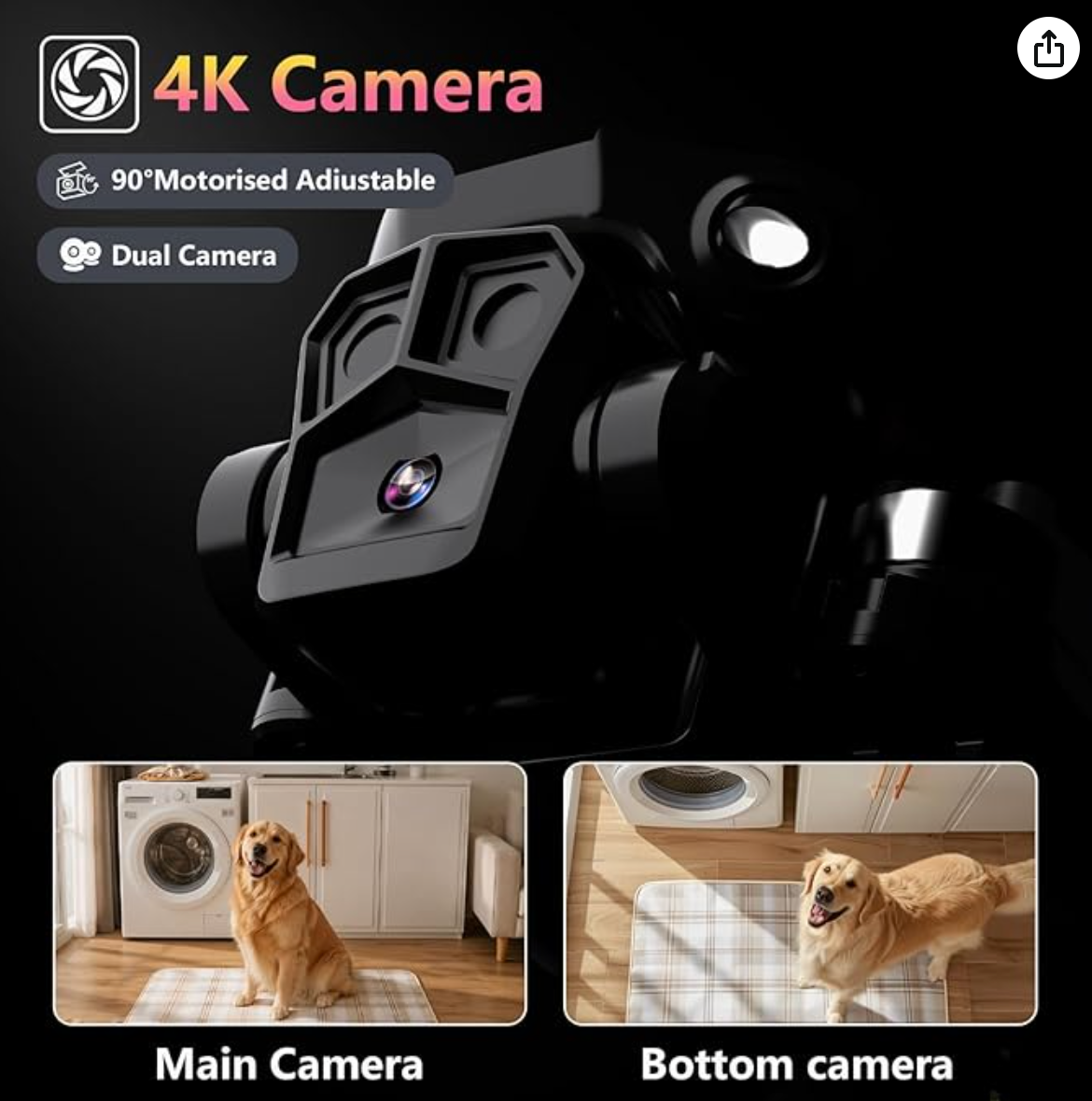 Drone with Camera LCD Screen RC FPV Drone with Brushless Motor - photo 2