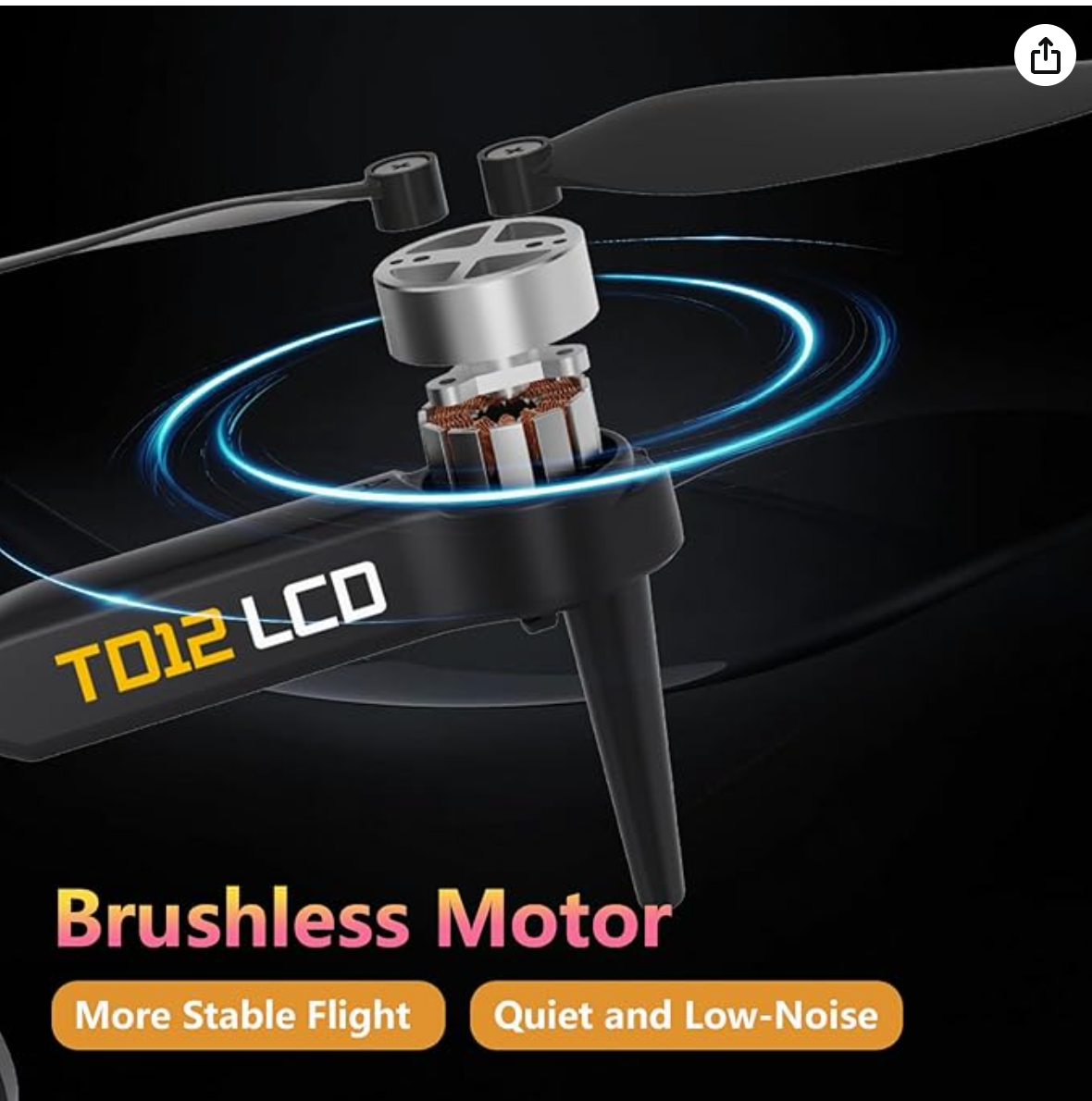 Drone with Camera LCD Screen RC FPV Drone with Brushless Motor - photo 5