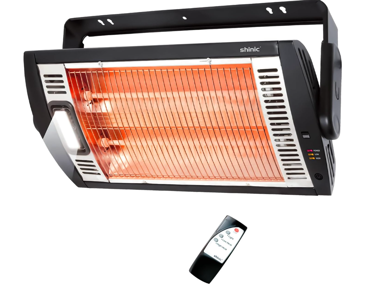 Garage Heater, 1500W Ceiling Mounted Shop Heater with Remote - photo 5