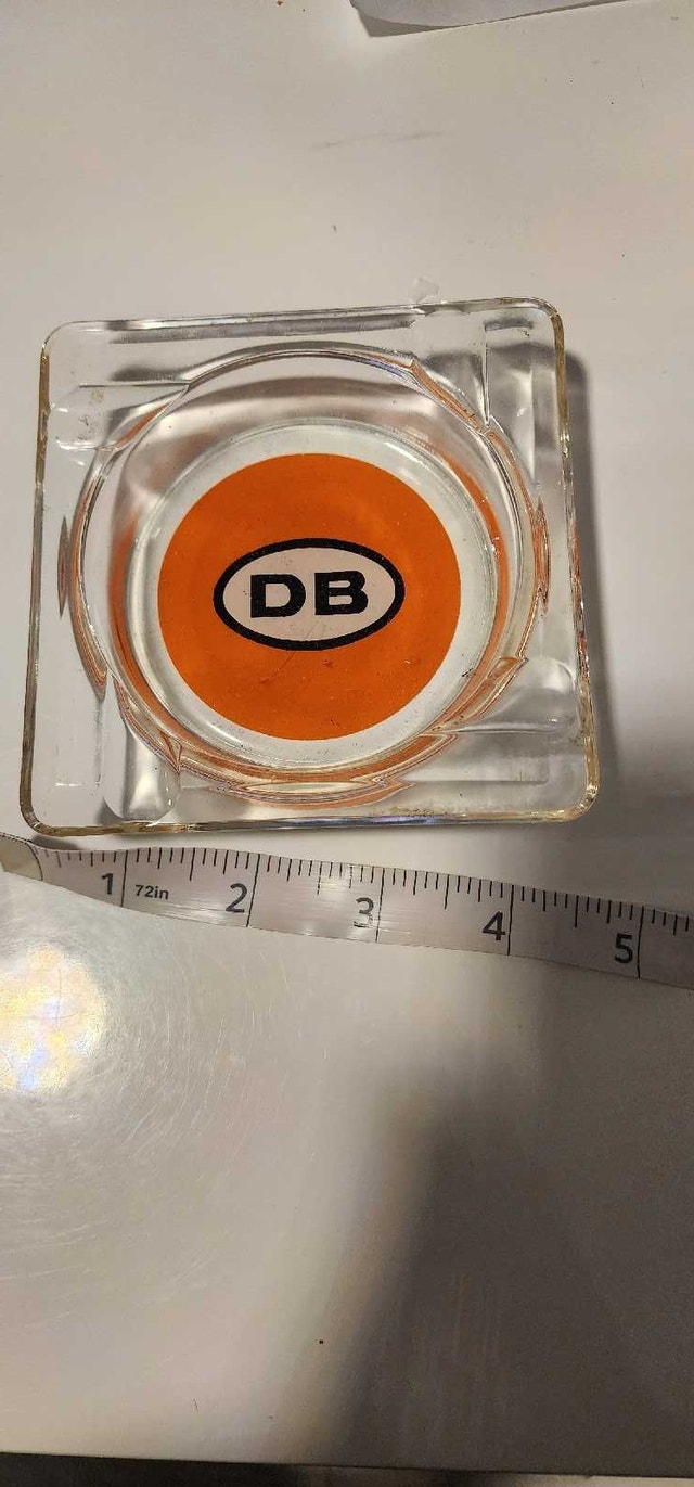 Deutsche Bundesbahn Glass Ashtray