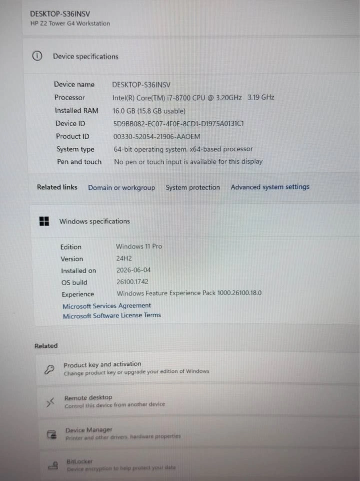 HP Z2 Tower G4 - photo 3