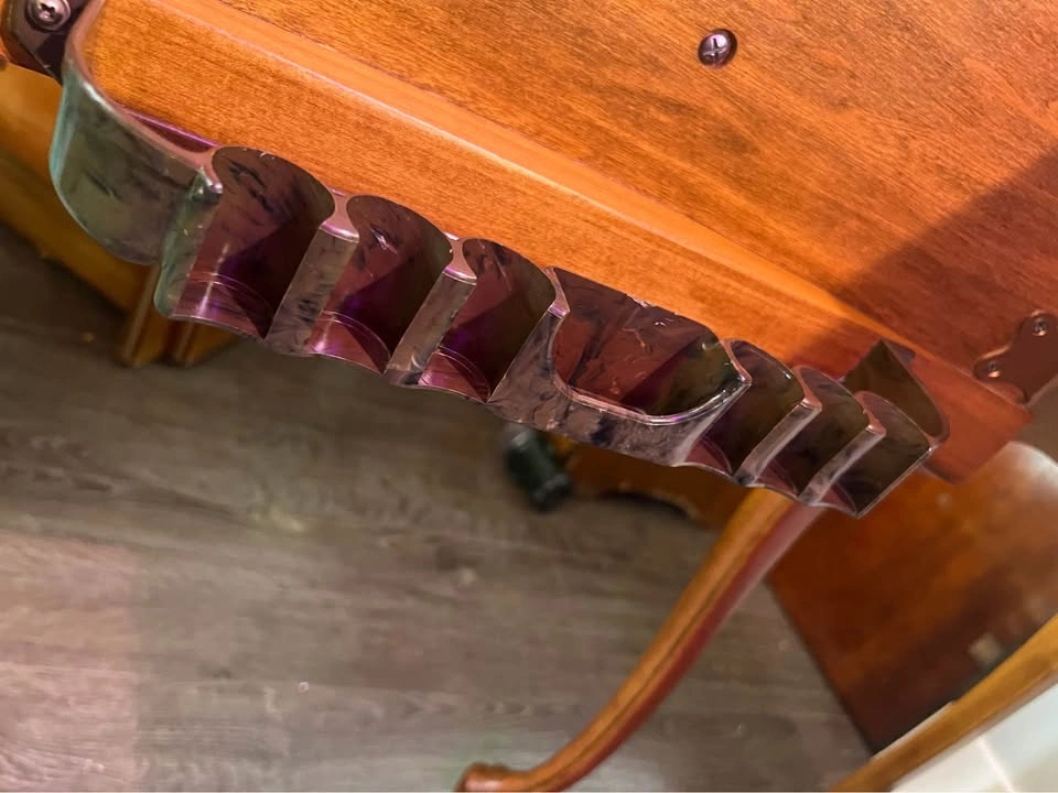 Stradivaro Mid-Century Sewing Cabinet — Original Marbleite Inser - photo 3