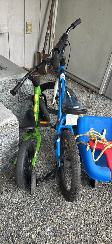 Kids Bike + Toddler Swing Seat - photo 2