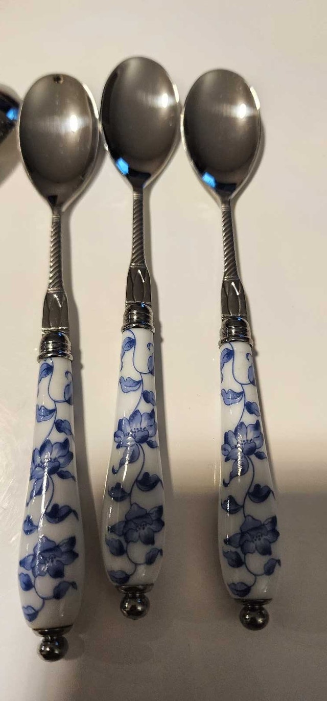 Ceramic Handle Floral Cutlery Set - photo 4
