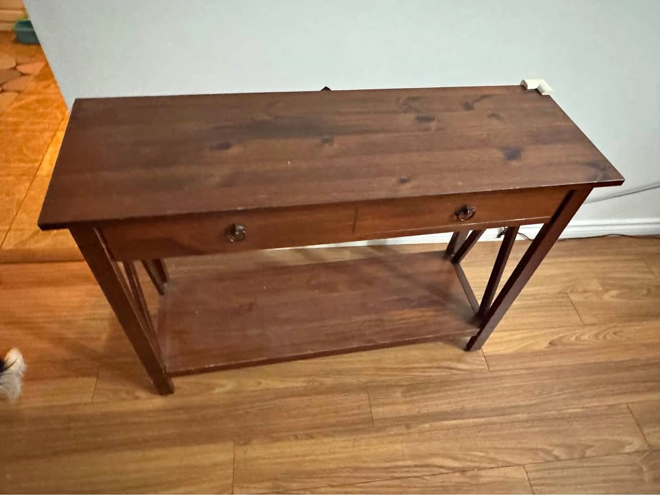 Solid Wood Console Table / Entryway Table