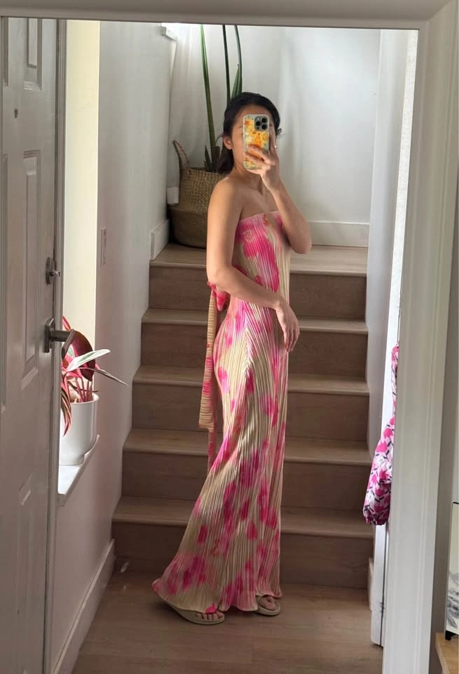 🌴 Tropical Print Strapless Maxi Dress 🌴 - photo 2