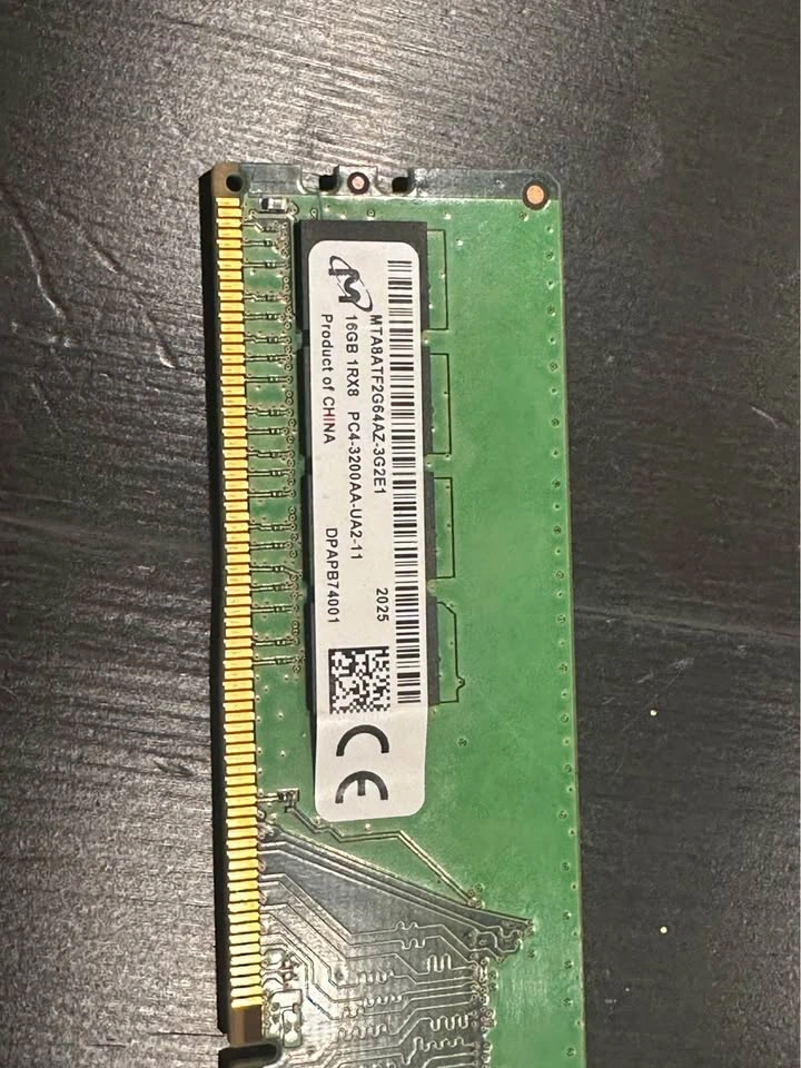 Micron 16GB DDR4 3200MHz RAM (Single Stick) - photo 2
