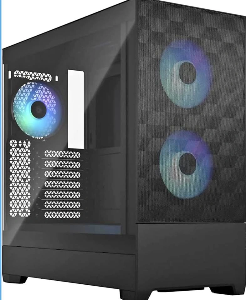 Fractal Design Pop Air Black Case + 4 New RGB Fans