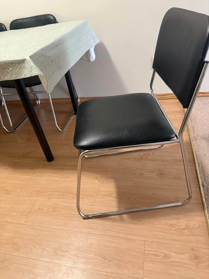 Glass Top Dining Table with 4 Chairs - photo 5
