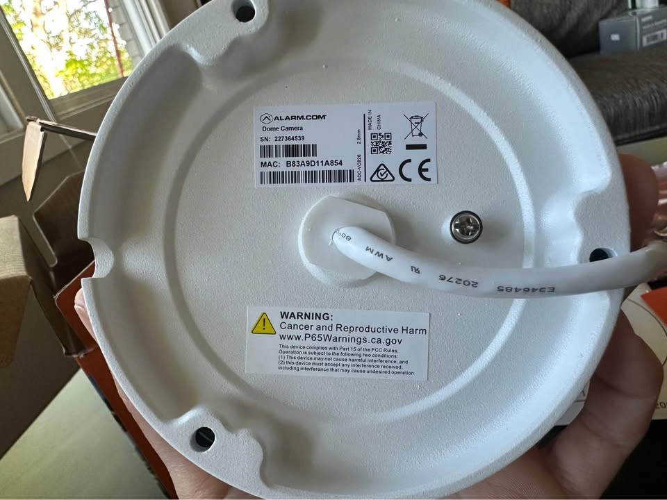NEW IN BOX – Alarm.com ADC-VC826 HD Dome Security Camera - photo 5