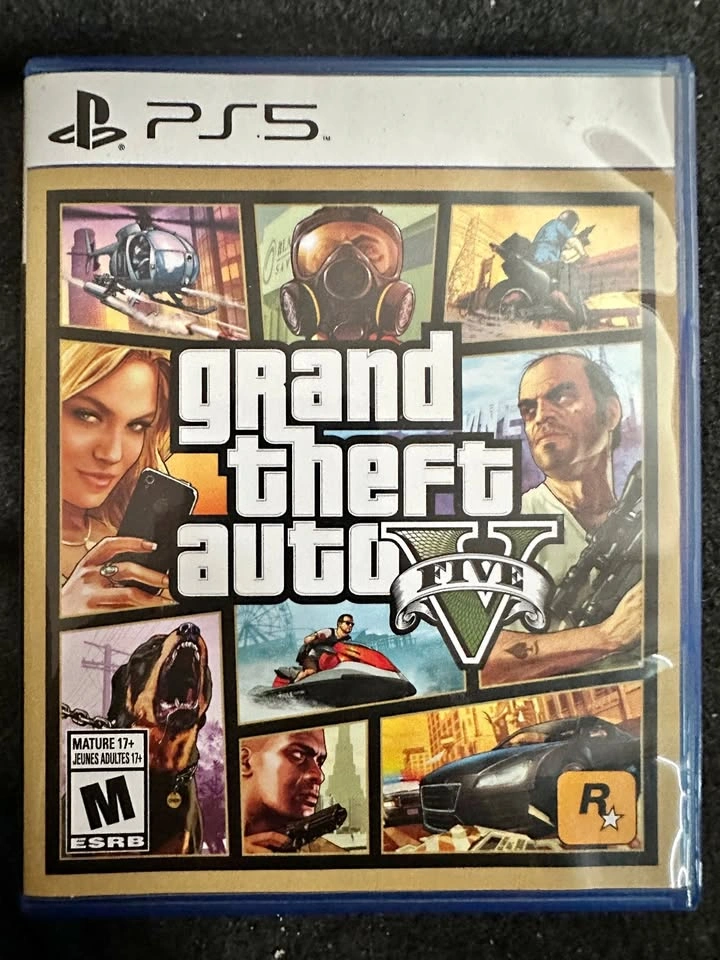 Grand Theft Auto V – PS5 (Disc, Excellent Condition)
