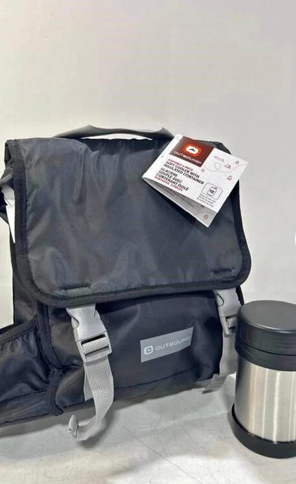 New Outbound 18-Can Soft Cooler with Food Thermos