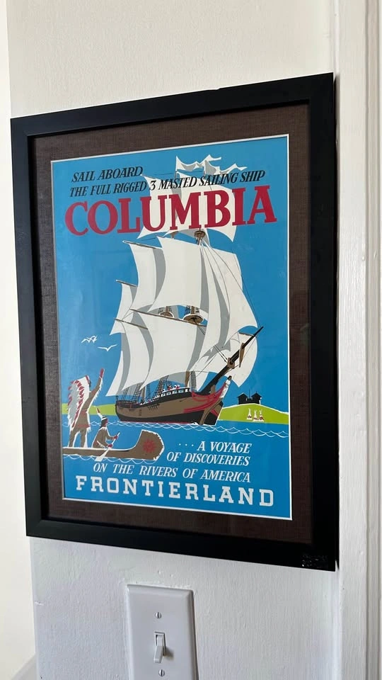 Official Disney “Sailing Ship Columbia” Framed Print - photo 5