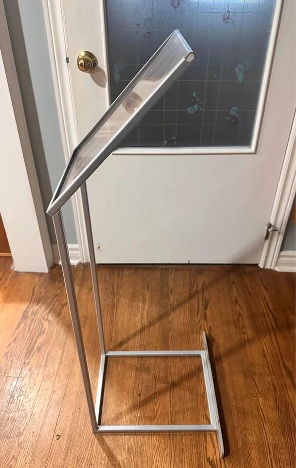 Metal Floor Standing Sign Holder / Poster & Menu Display Stand - photo 3