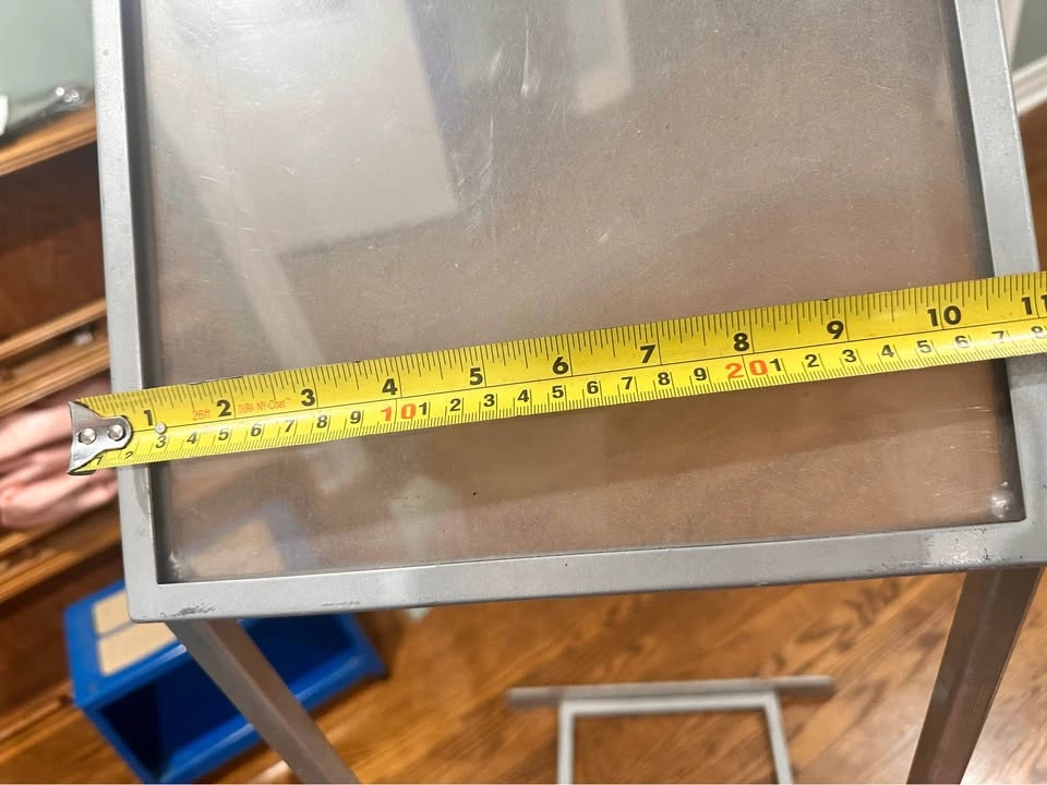 Metal Floor Standing Sign Holder / Poster & Menu Display Stand - photo 5