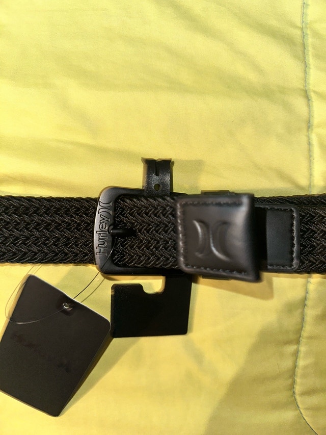 Hurley unisex black belt size 30 - photo 4