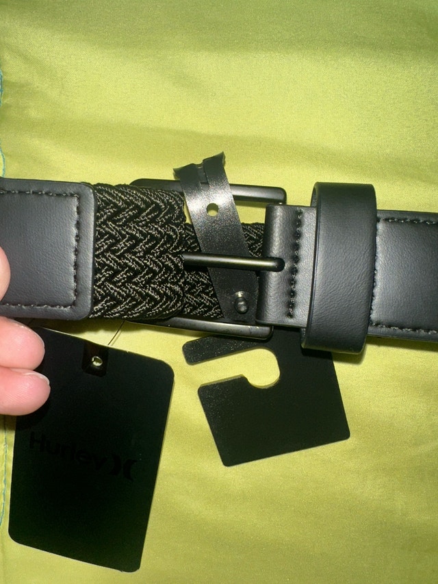 Hurley unisex black belt size 30 - photo 5