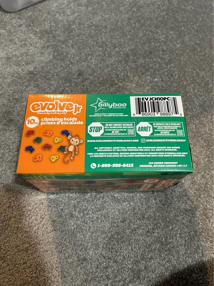 NEW evolve jr climbing hold (10 pc) - photo 2