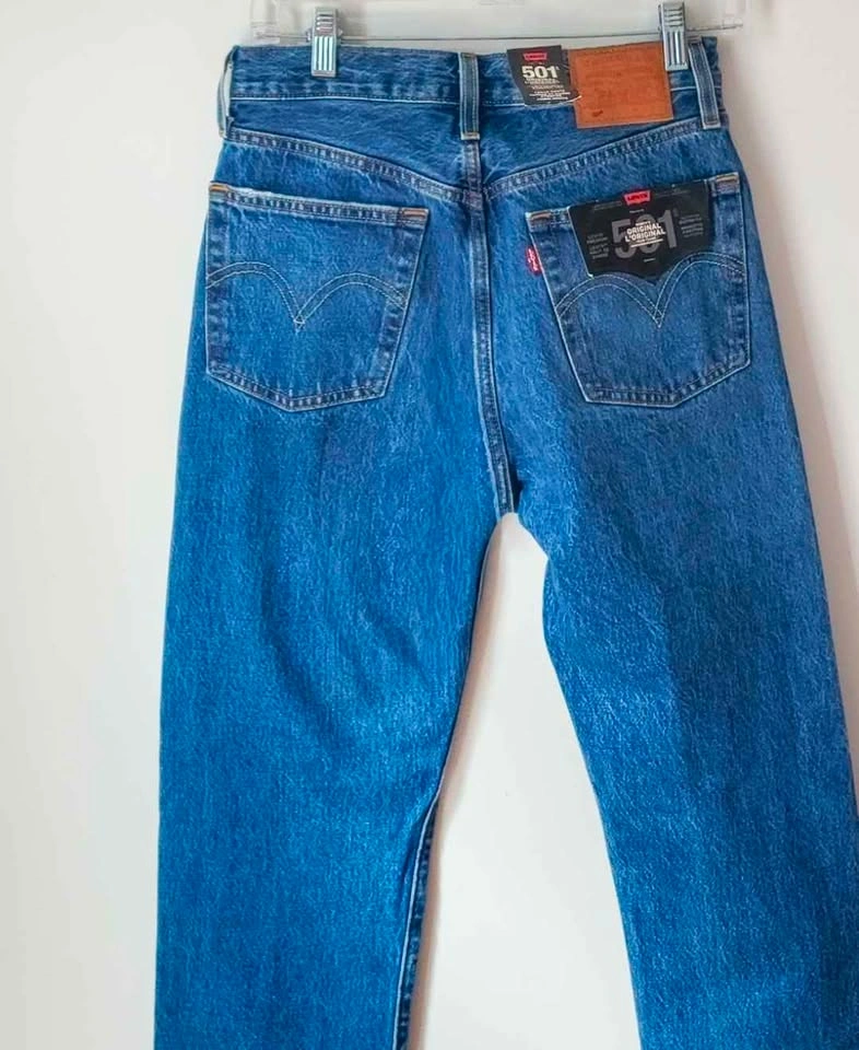 NEW Levi's Premium 501 Original Straight Leg Jeans W25 L32 - photo 2