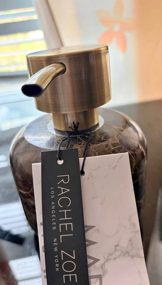 Rachel Zoe marble soap dispenser- new with tag