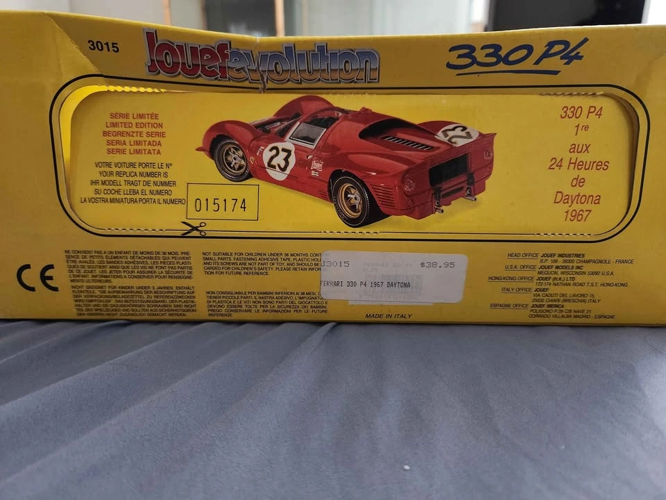Jouef Evolution Ferrari 330 P4 #23 Daytona Winner 1967 - photo 3
