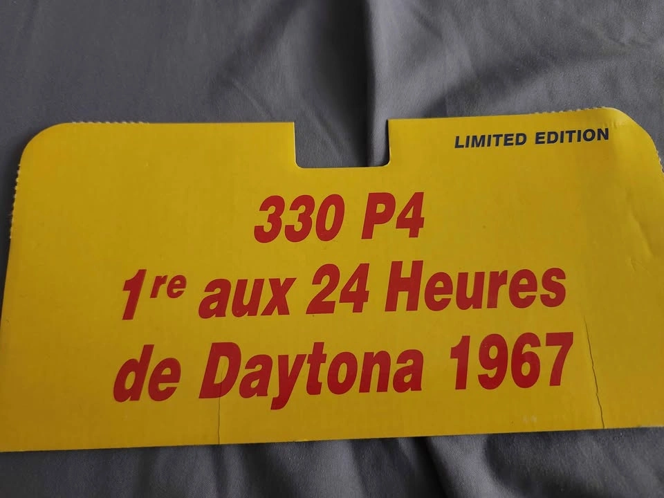 Jouef Evolution Ferrari 330 P4 #23 Daytona Winner 1967 - photo 5
