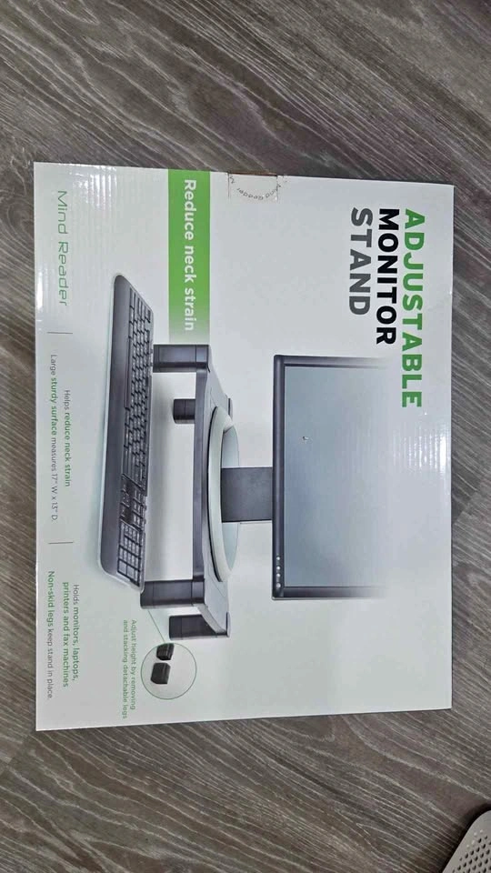 Mind Reader Adjustable Monitor Stand