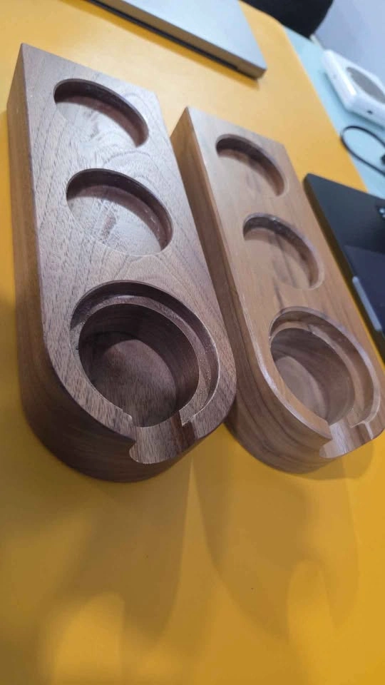 Wood espresso tamping station - photo 2