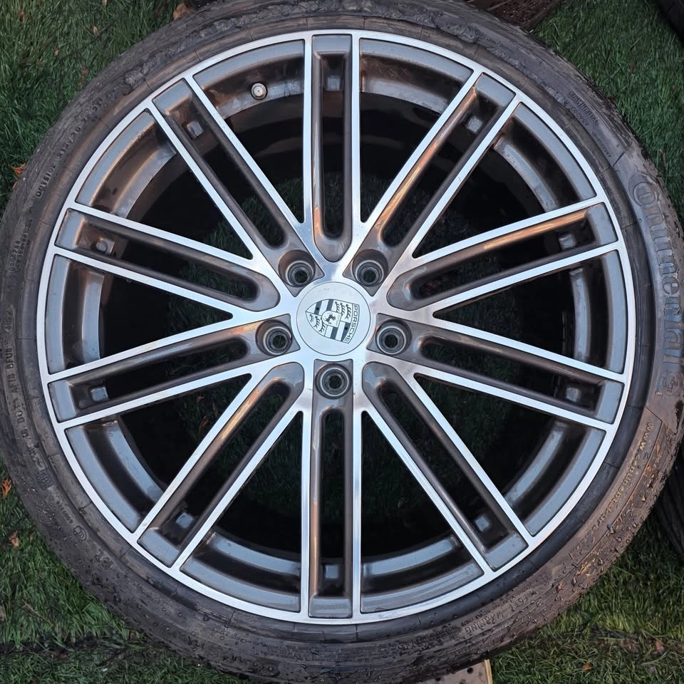 21 inch Porsche Panamera OEM Forged Rims with Summer Tires - photo 2