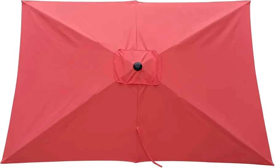 BILEK 6 x 9ft Rectangular Outdoor Patio Umbrella - photo 5