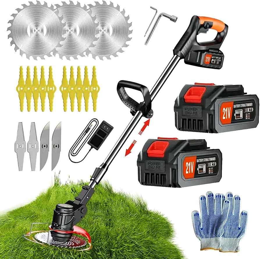Electric Cordless Weed Wacker Grass Trimmer