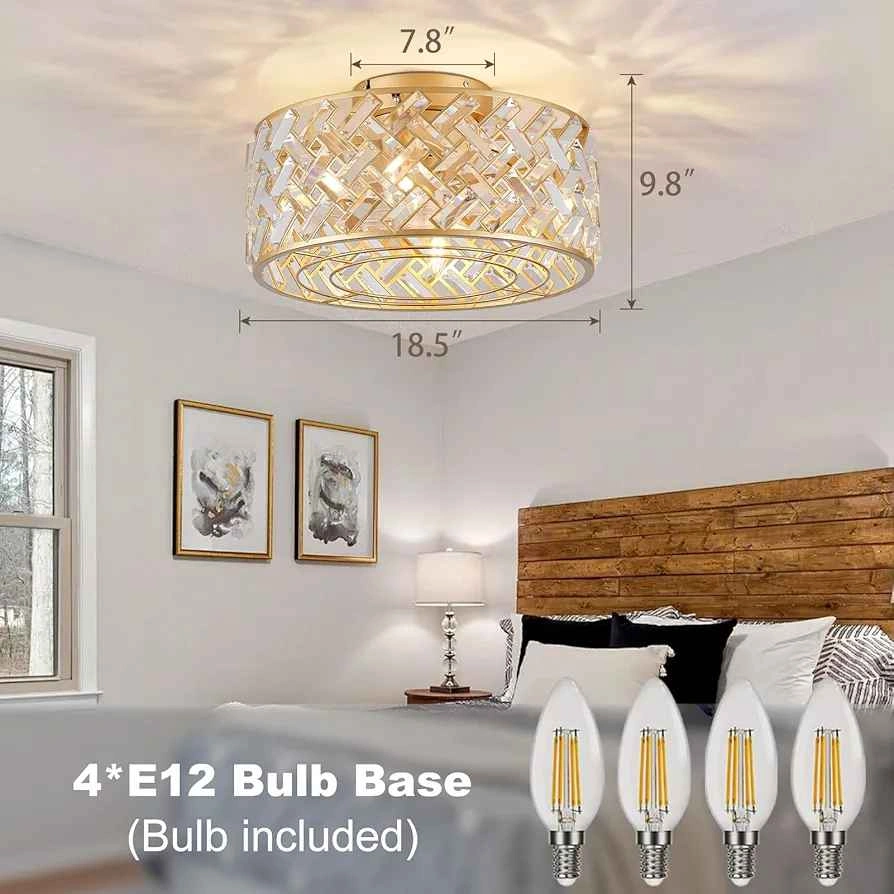 18 Inch Caged Ceiling Fan with Lights and Remote - photo 3