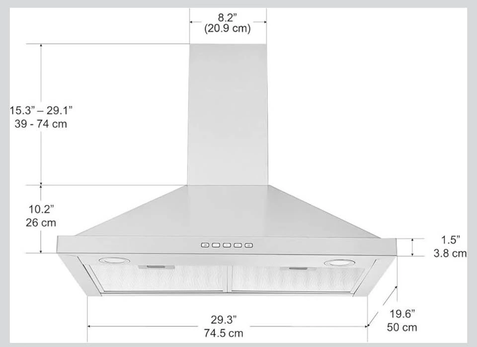 Ancona AN-1161 Range Hood - photo 3