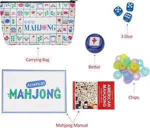 Jongyance American Mahjong Tile Set (Blue) - 160 Tiles - photo 2
