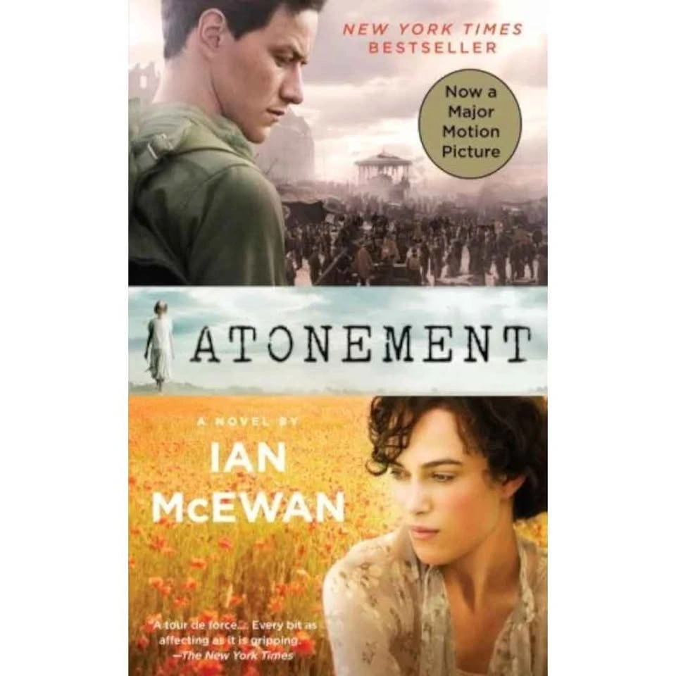 Atonement - like new book with movie tie-in cover - photo 5