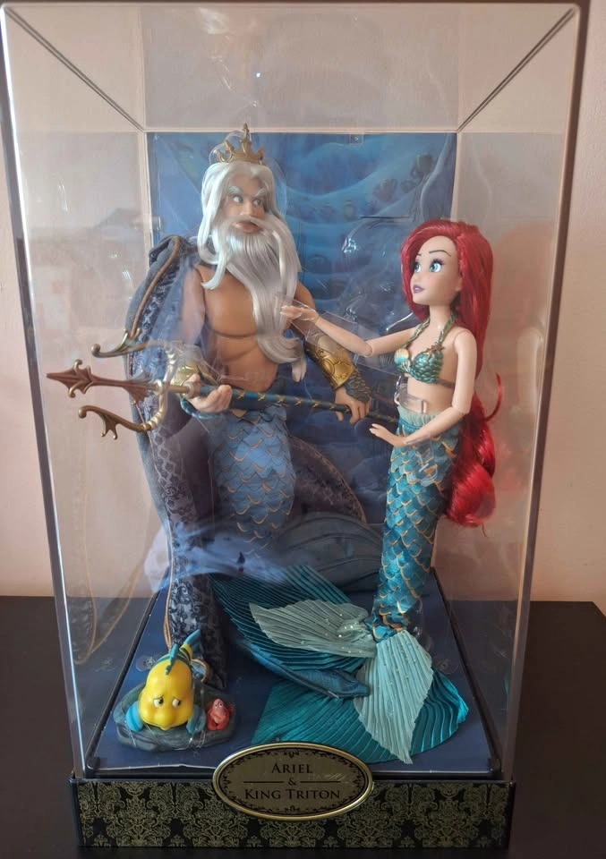 New Fairytale Series Ariel & King Triton 4117 Disney Store Exclu - photo 2