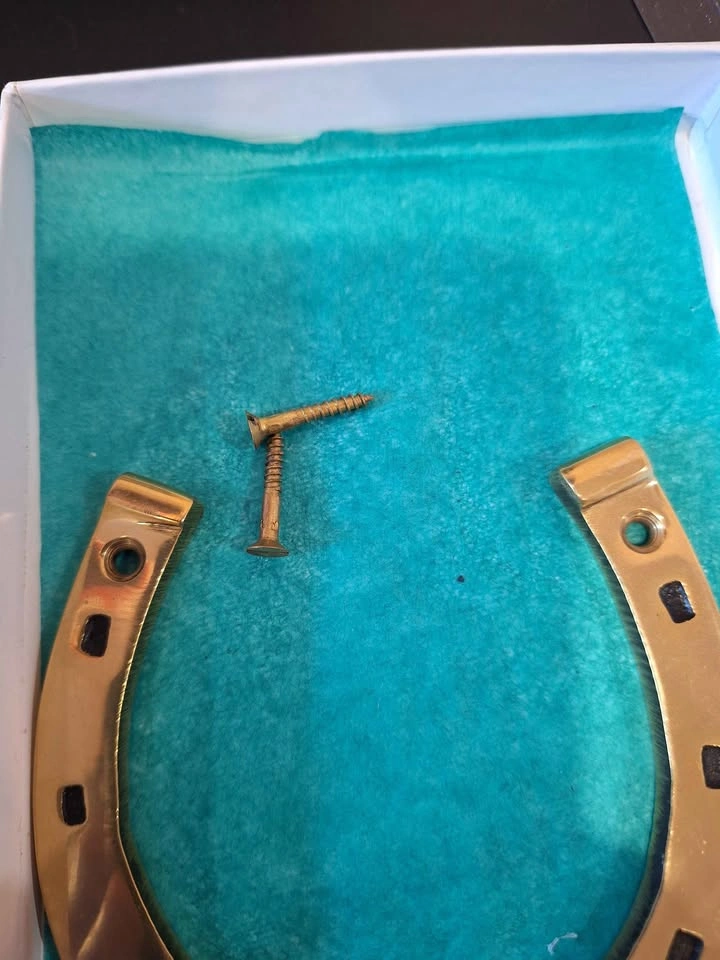 Failte Horseshoe - Irish Welcome - Brass - photo 4
