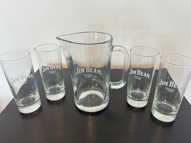 Jim Beam Barware Pitcher and Glasses - photo 2