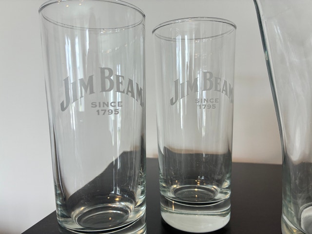 Jim Beam Barware Pitcher and Glasses - photo 3
