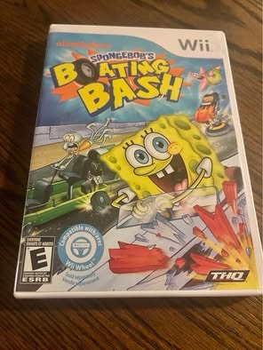 Wii Game - SpongeBob’s Boating Bash