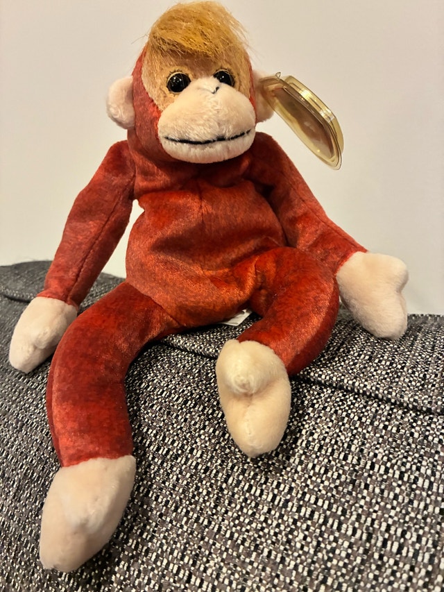 Ty Beanie Baby the orangutan NWT