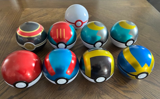Pokémon ball collector tins