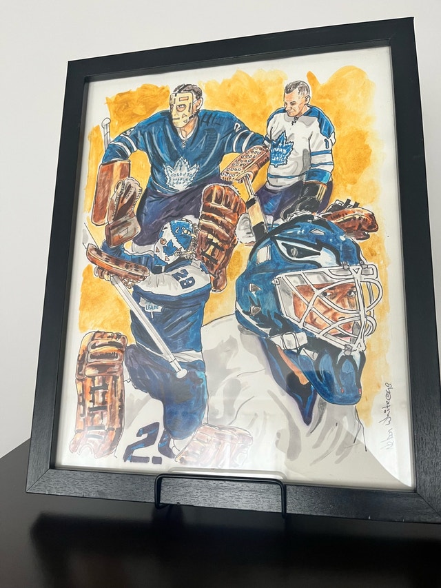 Toronto Maple Leafs Goalie Art