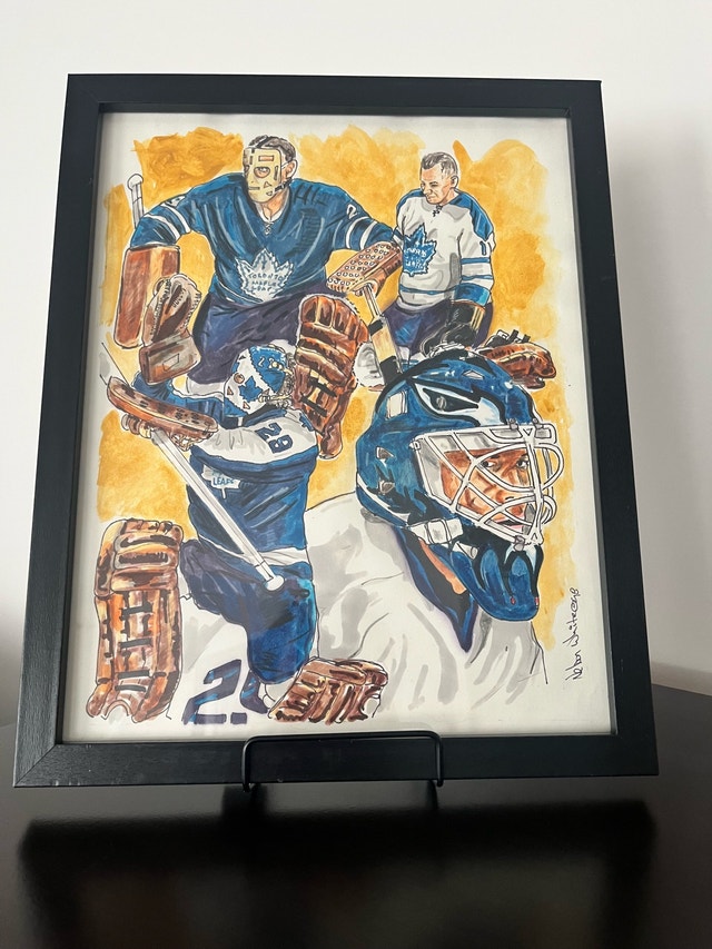 Toronto Maple Leafs Goalie Art - photo 2